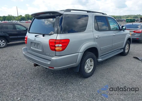 2002 Toyota Sequoia Limited V8 z USA, uszkodzony, nr VIN 5TDBT48A62S107770